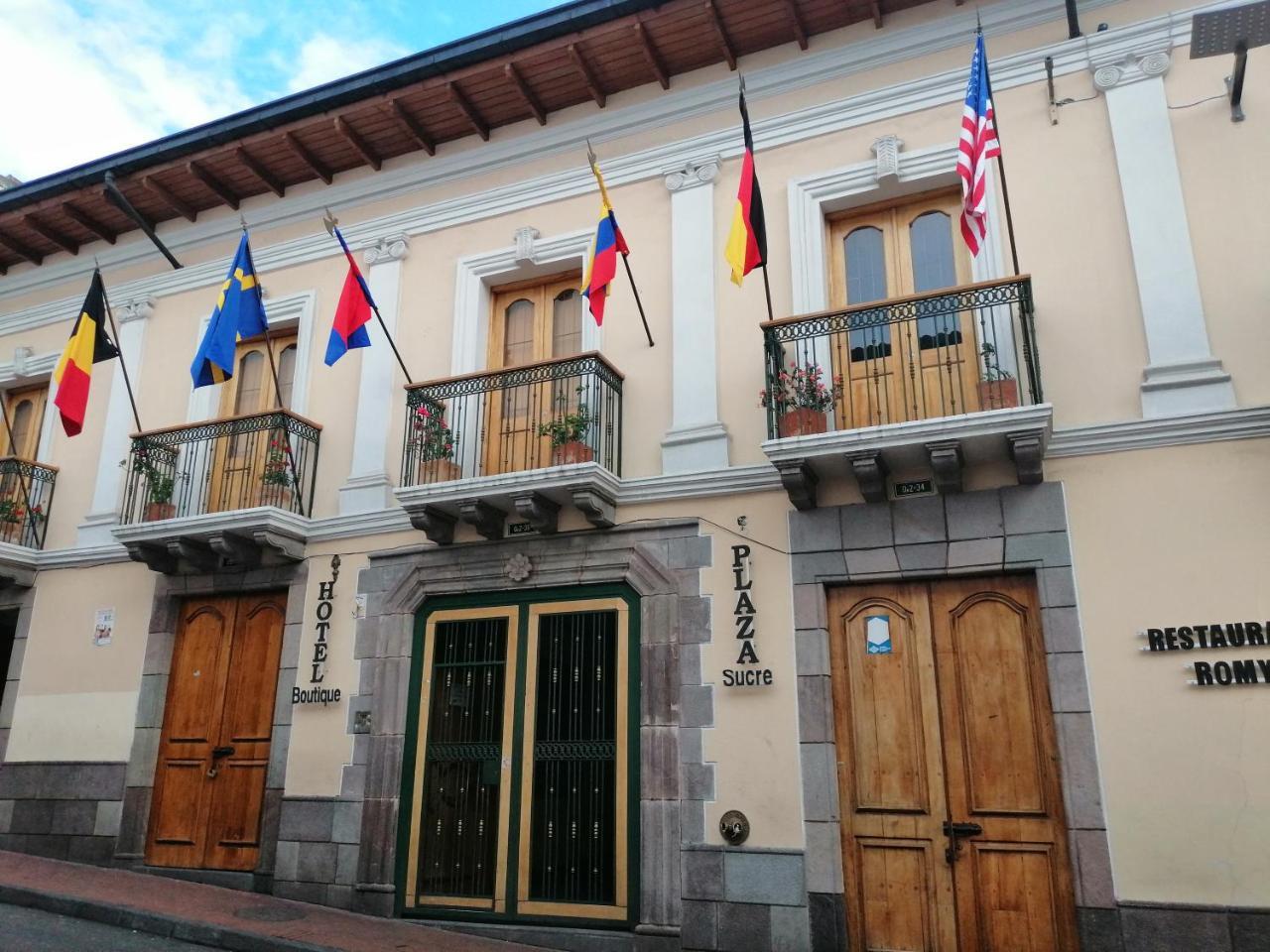 Hotel Boutique Plaza Sucre Quito Exteriör bild